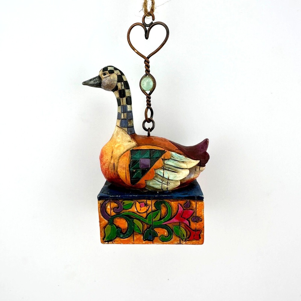 6 Geese Laying Jim Shore Heartwood Creek 12 Days of Christmas Ornament 2005